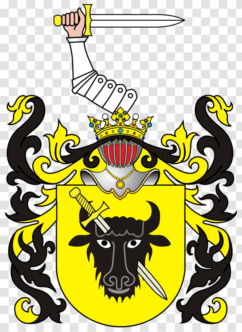 Poland Pomian Coat Of Arms Polish Heraldry Wieniawa - Yellow - Crest Transparent PNG