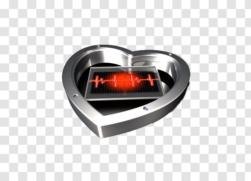 Love Heart Brothersoft.com Electrocardiography - Silver Peach Electrocardiogram Transparent PNG