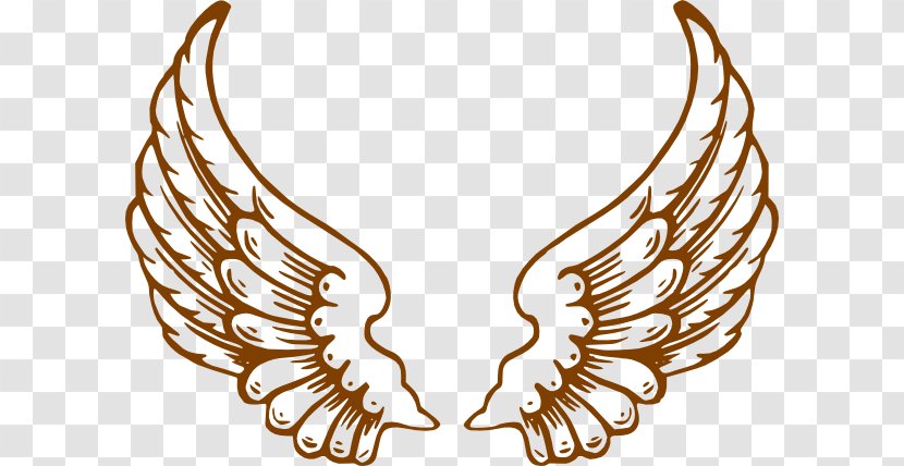 Drawing Angel Clip Art - Golden Cliparts Transparent PNG