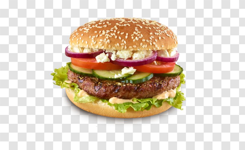 McDonald's Quarter Pounder Hamburger Fast Food Cheeseburger - Cheddar Cheese - Big Burger Transparent PNG