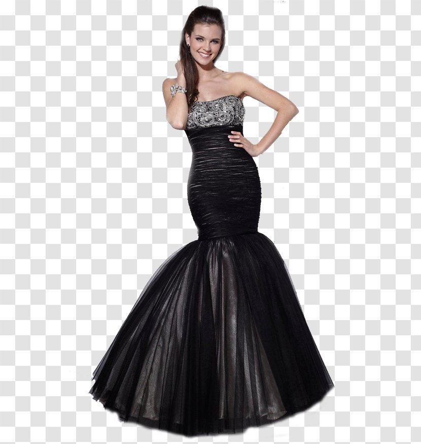 Little Black Dress Evening Gown Prom - Wedding Transparent PNG