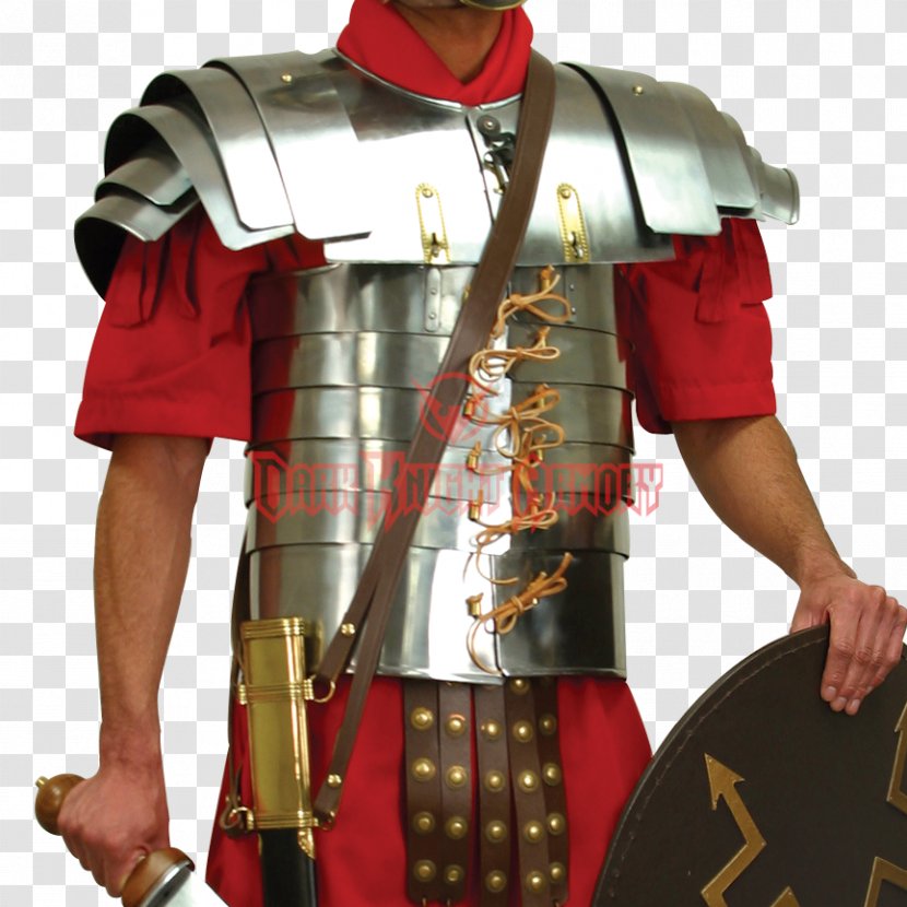 Lorica Segmentata Roman Military Personal Equipment Hamata Army - Soldier Transparent PNG