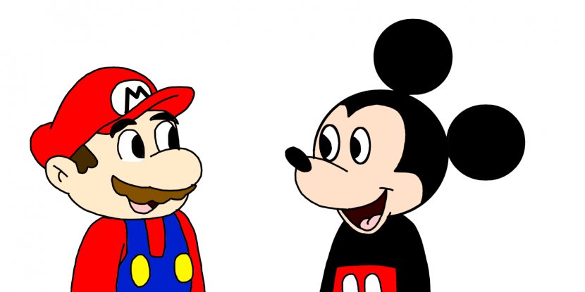 Mario & Sonic At The Olympic Games Mickey Mouse Bugs Bunny Oswald Lucky Rabbit Minnie - Heart Transparent PNG