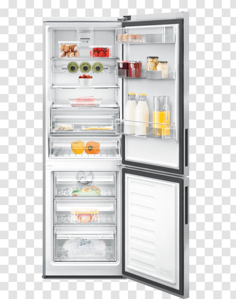 Refrigerator Grundig Freezers Home Appliance Samsung RB37J5005SA Transparent PNG