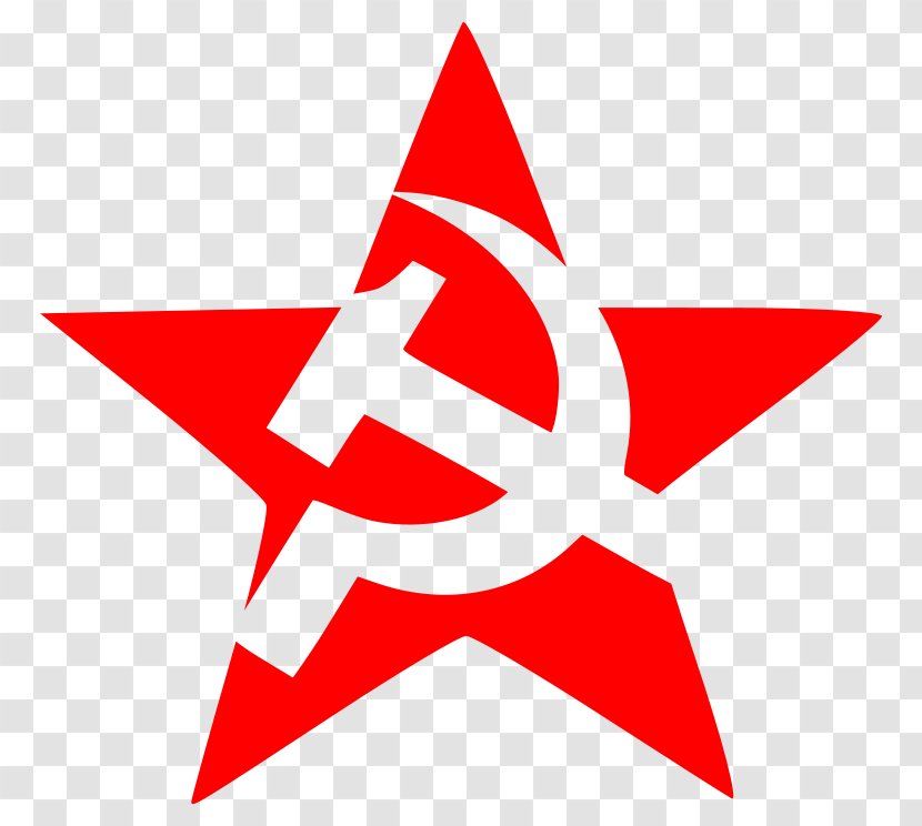 Soviet Union Hammer And Sickle Red Star Communism - Communist Symbolism - Fines Vector Transparent PNG