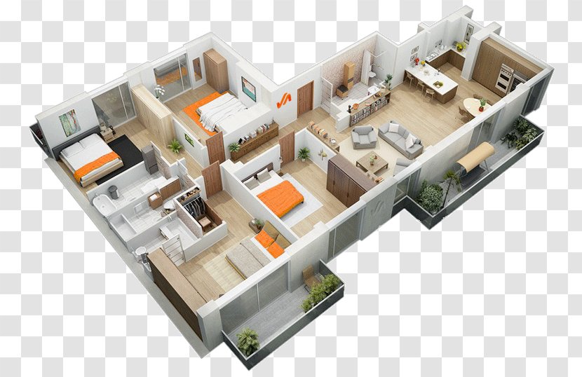 House Room Apartment Interior Design Services Transparent PNG