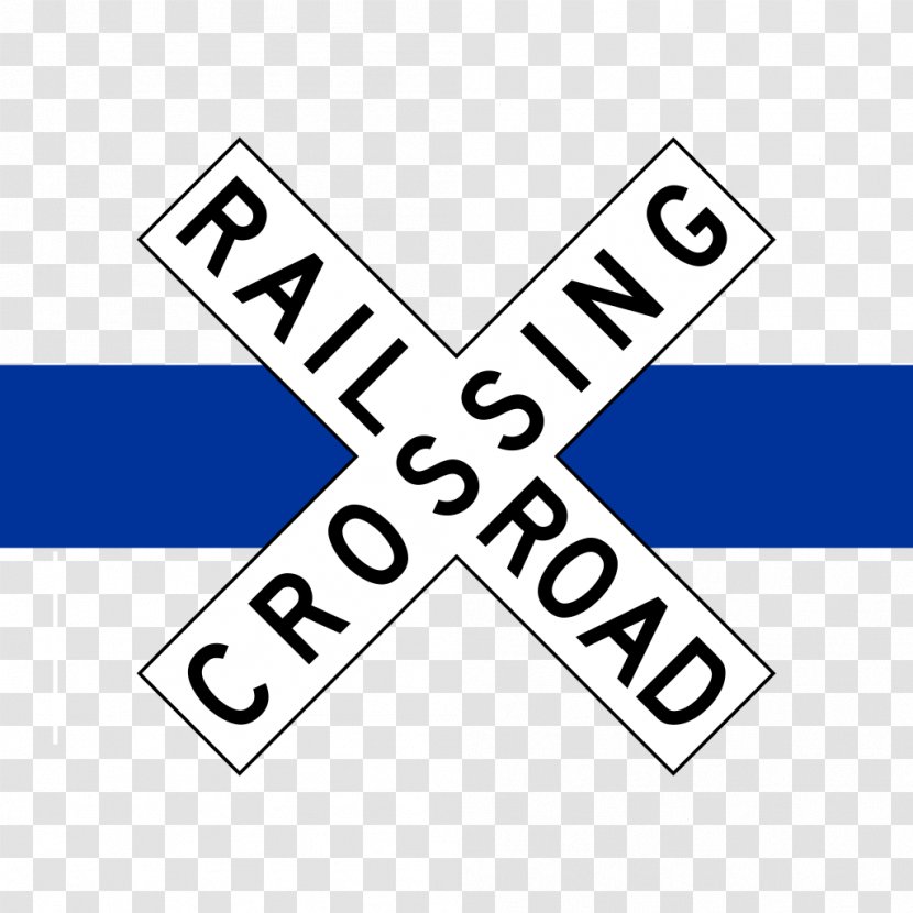 Rail Transport Train Level Crossing Crossbuck Track - Road Transparent PNG