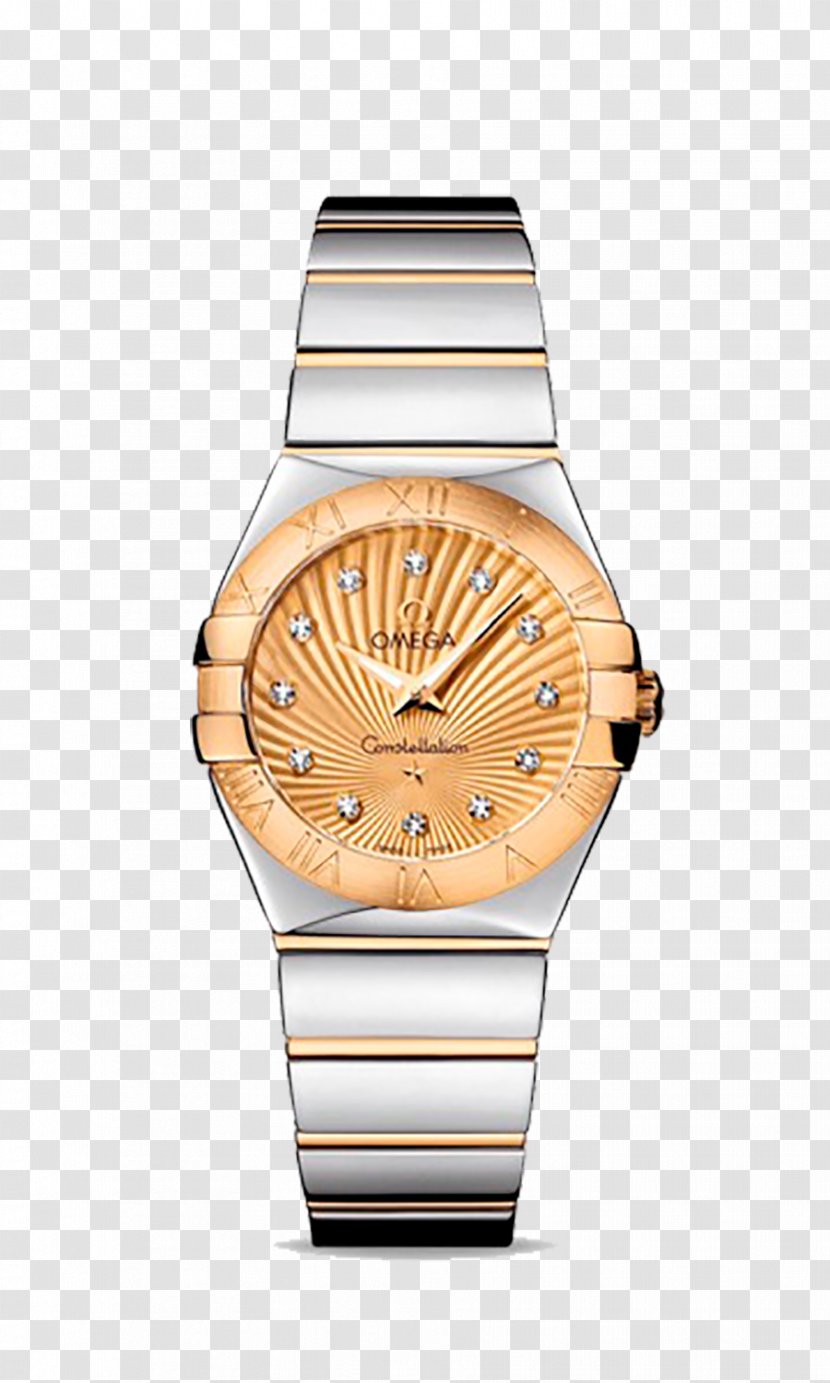 OMEGA Constellation Ladies Quartz Omega SA Watch Clock Transparent PNG