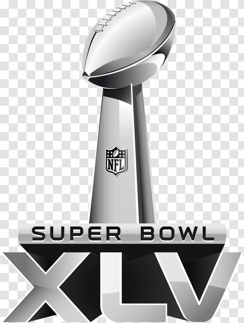 Super Bowl XLV I Green Bay Packers Pittsburgh Steelers AT&T Stadium - Trophy Transparent PNG