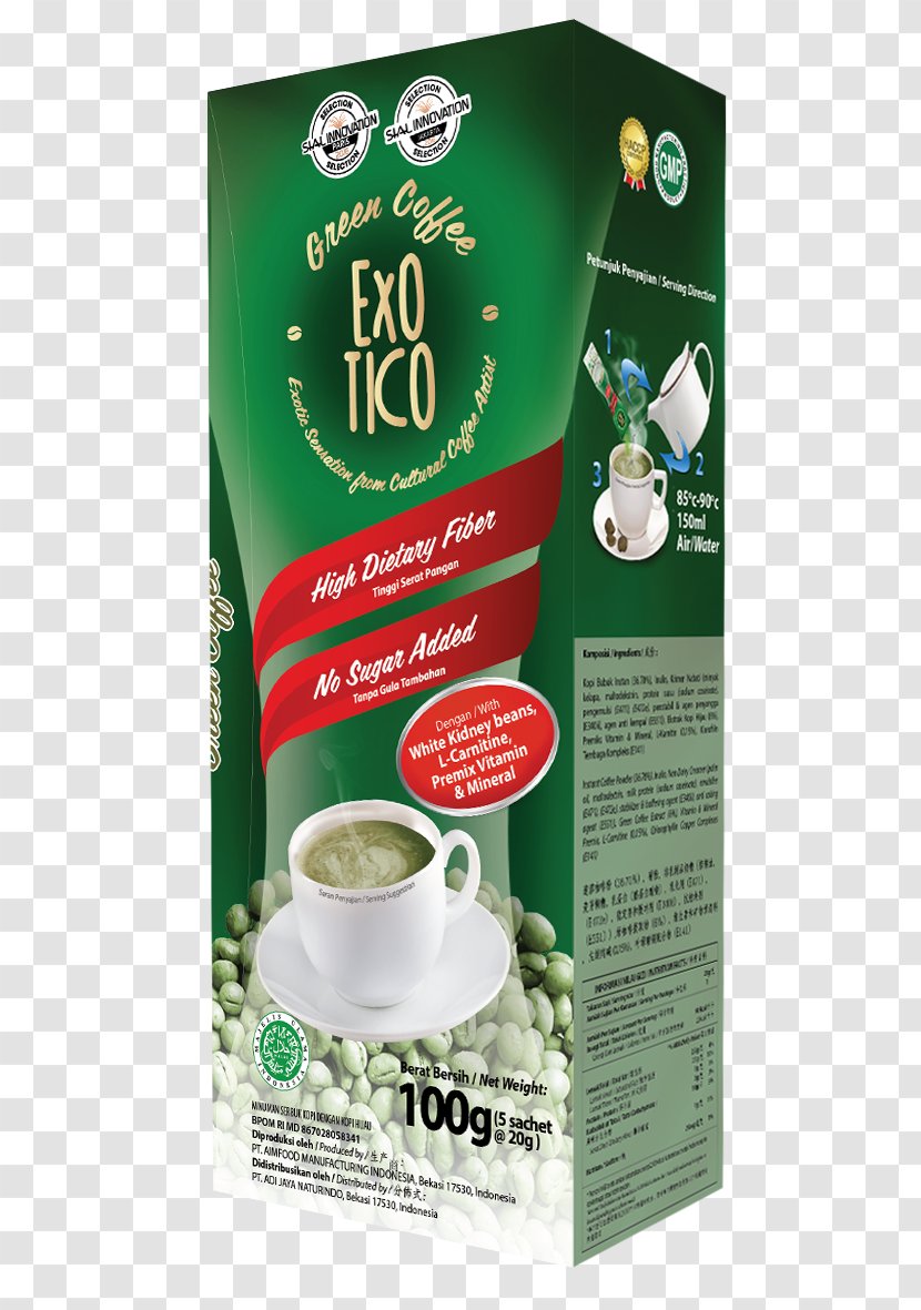 Instant Coffee Green Extract White - Local Slimming Transparent PNG