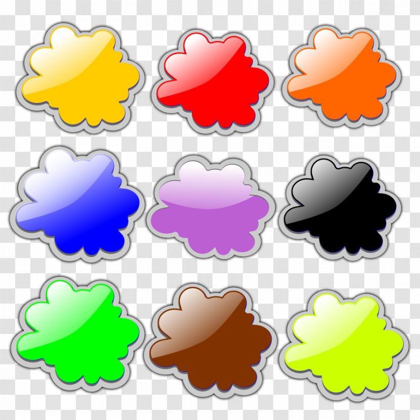 Cloud Color Clip Art - Drawing Transparent PNG