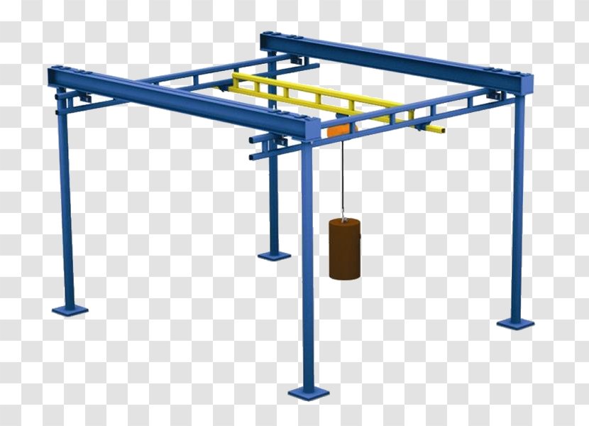 Overhead Crane Hoist Gantry Material Handling Transparent PNG