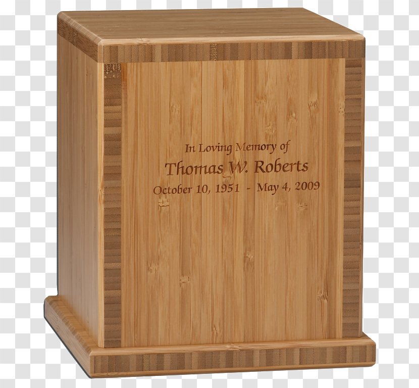 Urn Justen's Round Lake Funeral Home Burial Biodegradation - Wood Stain Transparent PNG