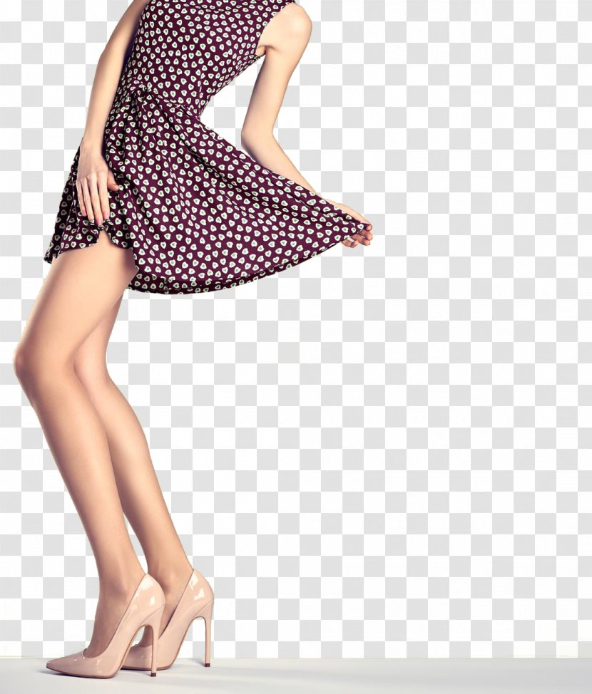 Skirt Stock Photography High-heeled Footwear Fashion Dress - Cartoon - Beautiful Women Wearing Skirts Transparent PNG