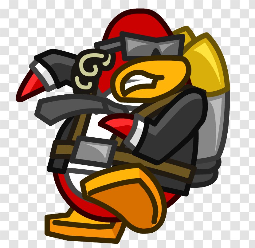 Club Penguin: Elite Penguin Force Jet Pack - Headgear Transparent PNG