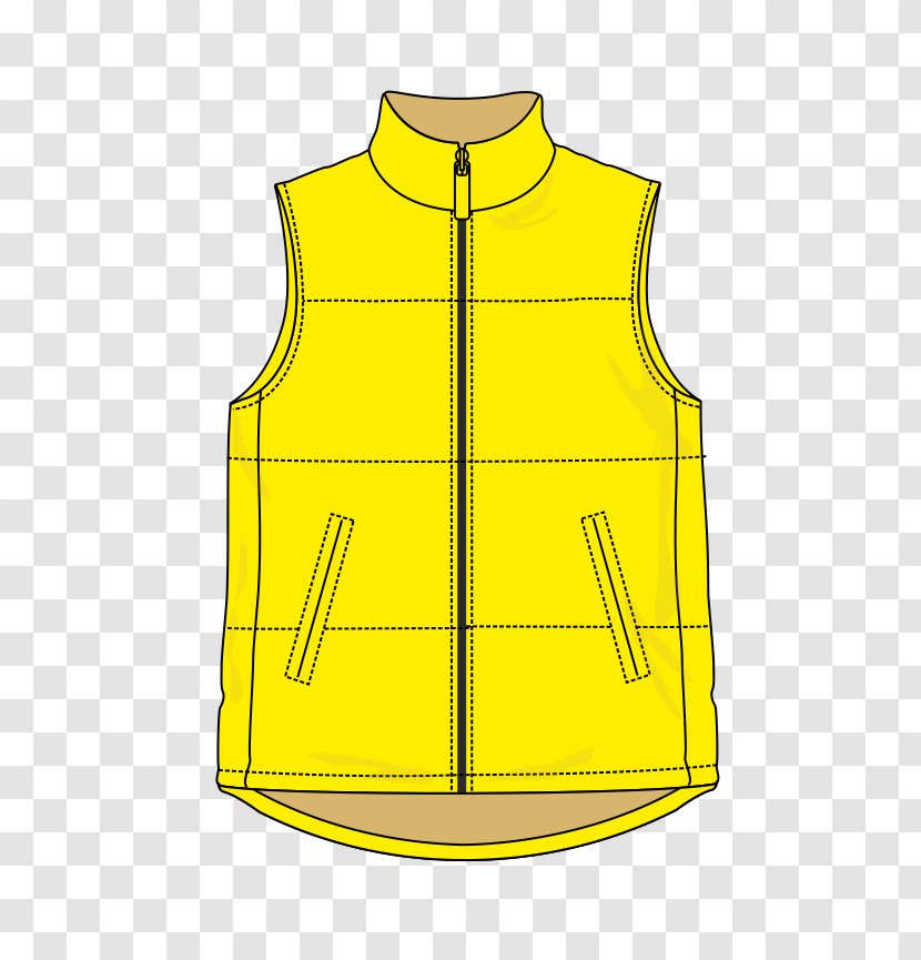 Product Design Line Pattern - Vest - Yellow Black Suit Transparent PNG