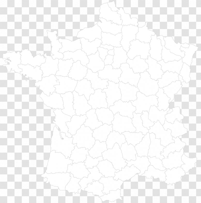 France White Monochrome Transparent PNG