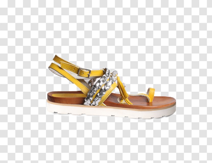 Sandal Shoe - Yellow Transparent PNG