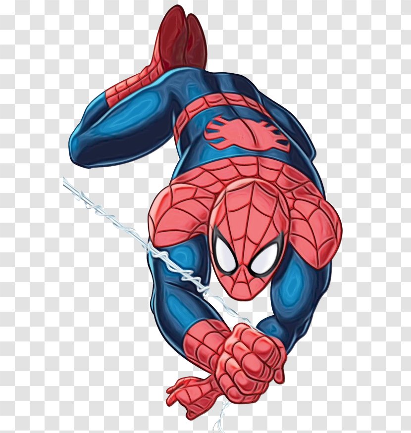 Illustration Cartoon Superhero Fiction Muscle - Organism - Spiderman Transparent PNG