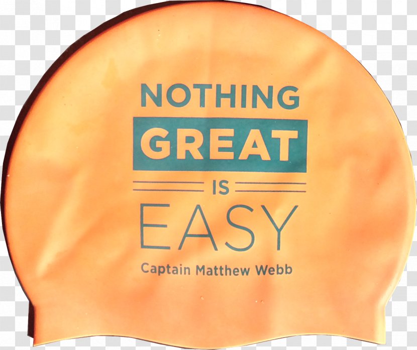 Captain Matthew Webb World Suicide Prevention Day Nothing Hard Is Ever Easy - Peach Transparent PNG