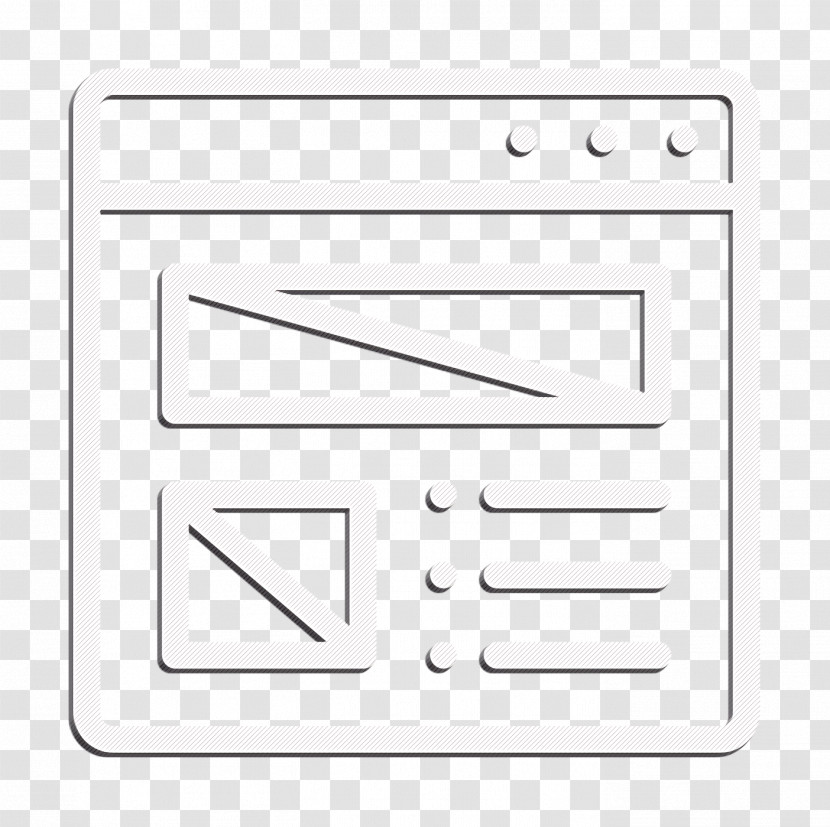 Browser Icon Graphic Design Icon Wireframe Icon Transparent PNG
