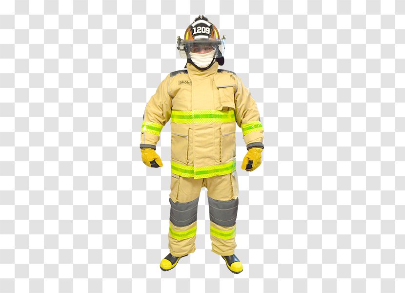 Firefighter Personal Protective Equipment Bunker Gear Firefighting Fire Protection - Conflagration Transparent PNG