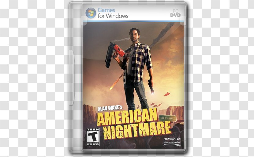 Alan Wake's American Nightmare Xbox 360 Quantum Break Video Game - Skeletor Transparent PNG