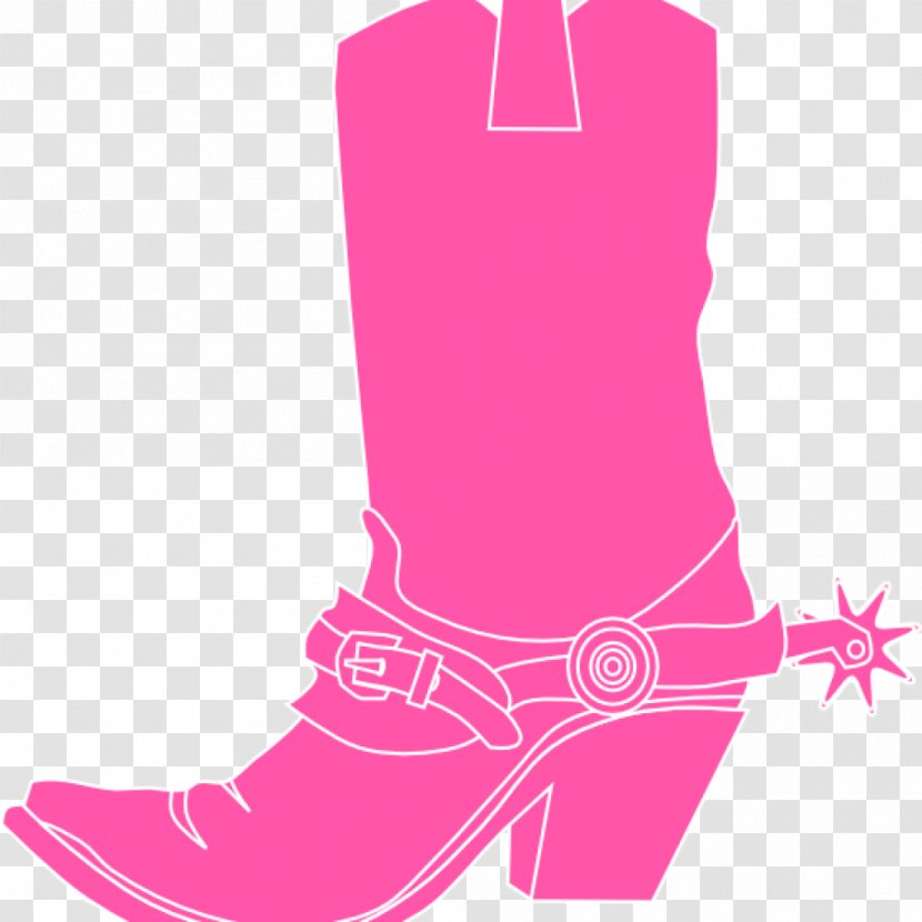Cowboy Boot Clip Art Hat - Shoe - Clipart Cowgirl Boots Transparent PNG