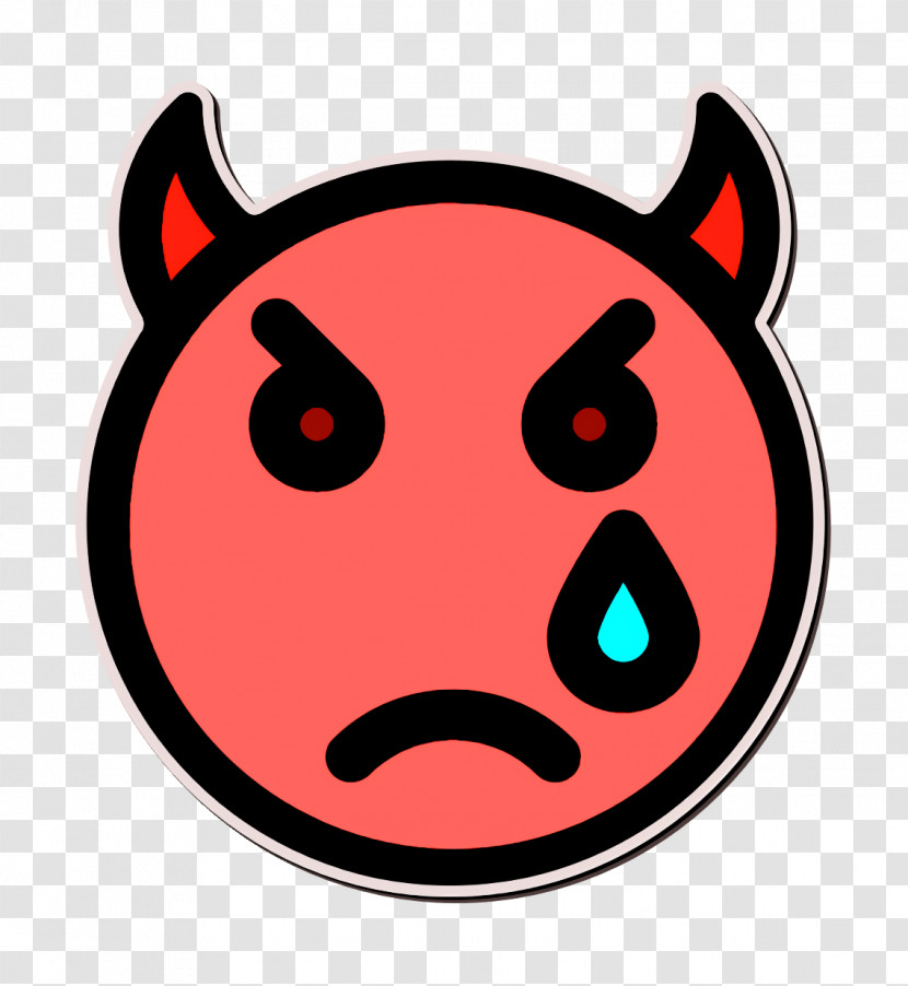 Crying Icon Smiley And People Icon Devil Icon Transparent PNG
