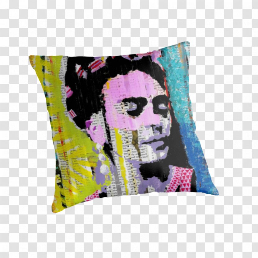 T-shirt Cushion Throw Pillows Frida Kahlo - Pillow - FRIDA Transparent PNG