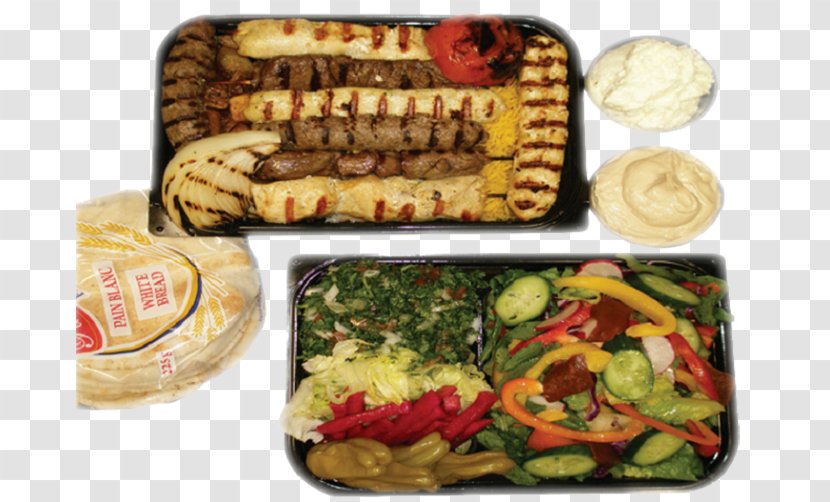 Bento Fast Food The King Shawarma Take-out - Fattoush - Pizza Transparent PNG