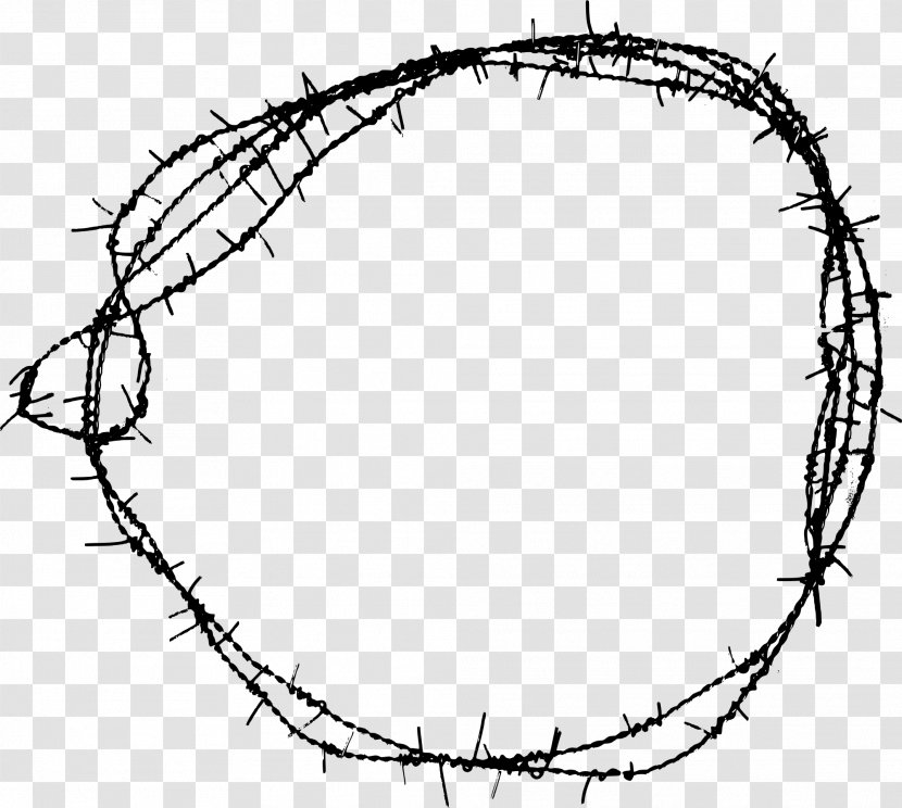 Wiring Diagram Circuit Electrical Wires & Cable Electronic Symbol - Drawing - Barbed Wire Transparent PNG