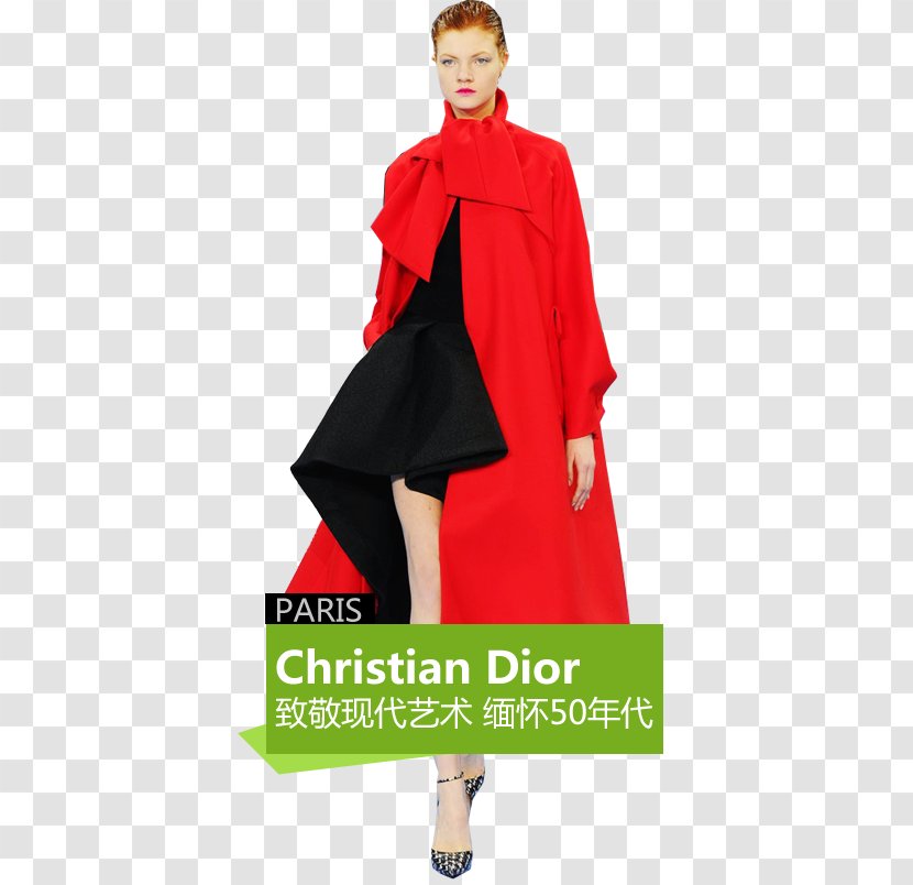 Paris Fashion Week Cape Coat - Cash - Dior Transparent PNG
