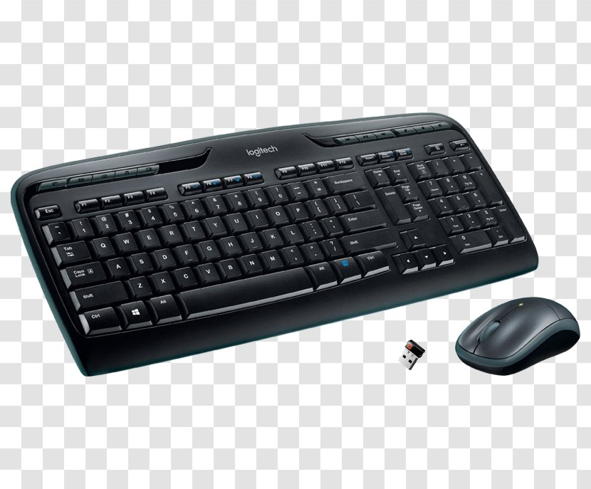 Computer Keyboard Mouse Wireless Logitech - Input Device - Number Transparent PNG