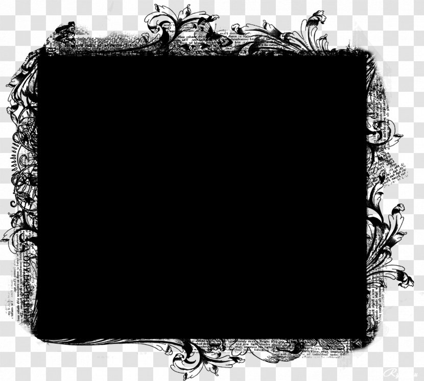 Picture Frames Rectangle White Pattern - Frame - Grunge Transparent PNG