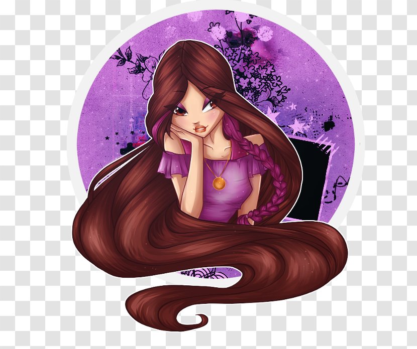 Long Hair Coloring Cartoon - Fictional Character Transparent PNG