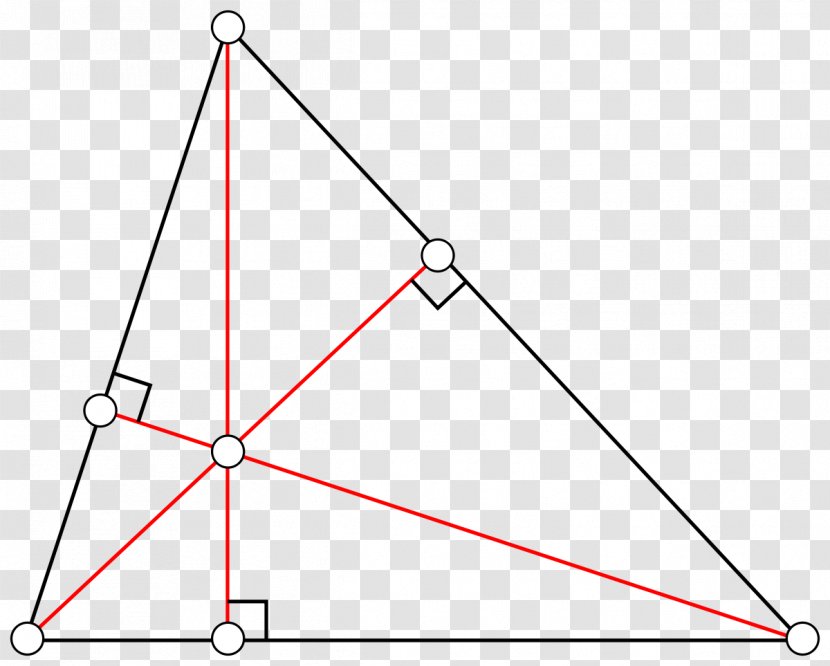 Altitude Orthocentric System Triangle Center Line - Mathematics Transparent PNG
