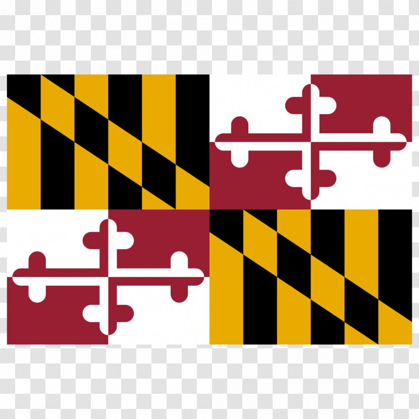 Flag Of Maryland State Transparent PNG