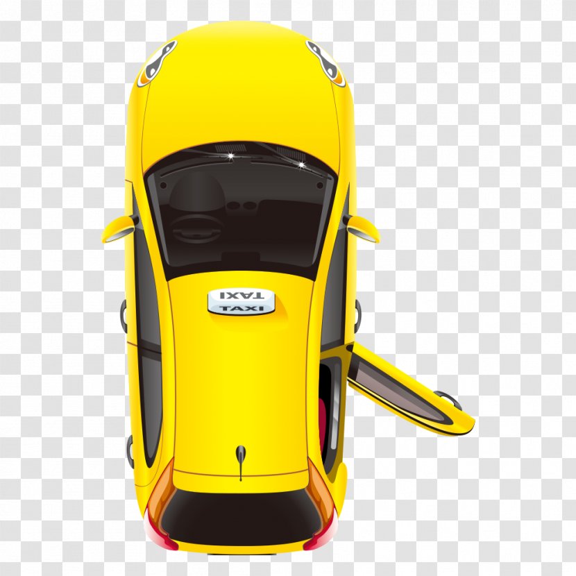 New York City Taxi Yellow Cab Stock Illustration - Motor Vehicle Transparent PNG