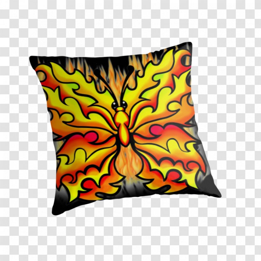 Monarch Butterfly Throw Pillows Cushion - Aestheticism Transparent PNG
