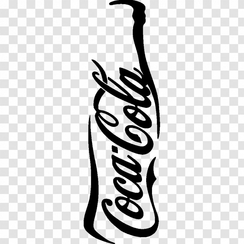 Coca-Cola Fizzy Drinks Diet Coke Carbonated Water - Monochrome Photography - POP ART Transparent PNG