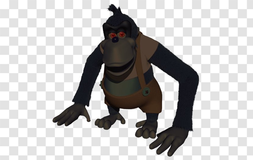 Gorilla Donkey Kong 64 Country 2: Diddy's Quest Lanky - Nintendo Transparent PNG