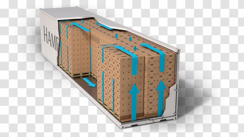 Refrigerated Container Intermodal Transport Reefer Ship - Packaging And Labeling - Frozen Vegetables Transparent PNG