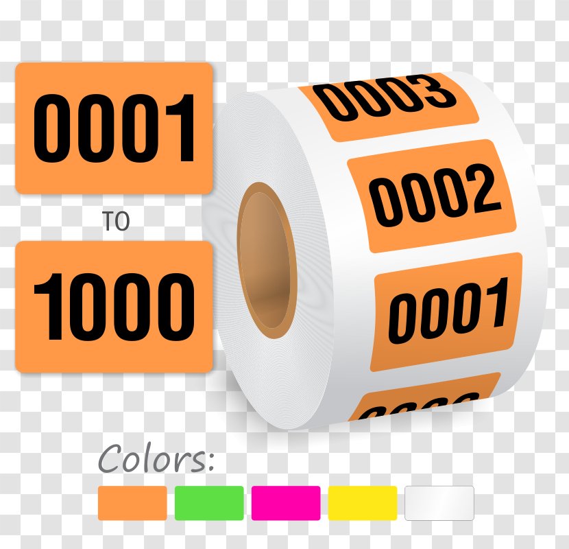 Adhesive Label Paper Tape Color - Cmyk Model - Consecutive Transparent PNG