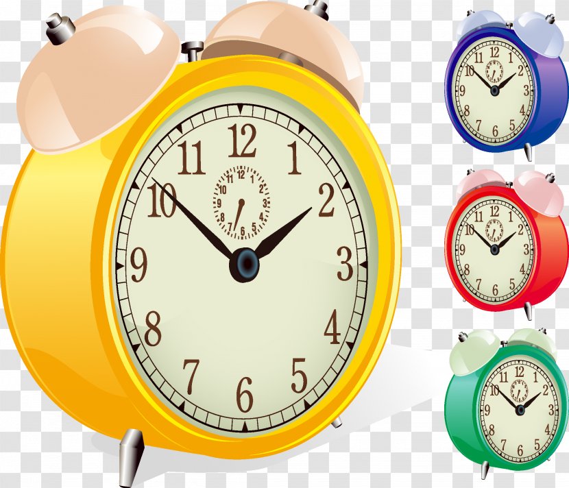 Alarm Clock Drawing Digital - Watch Transparent PNG