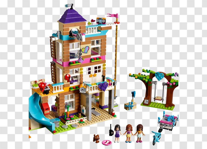 LEGO 41340 Friends Friendship House Toy Construction Set - Doll Transparent PNG