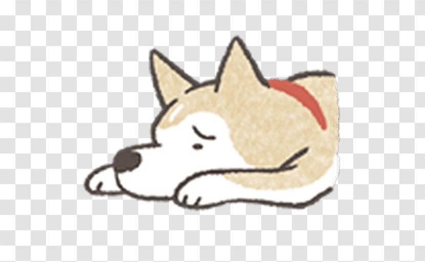 Shiba Inu Whiskers Puppy Sticker Kitten - Dog Breed Transparent PNG