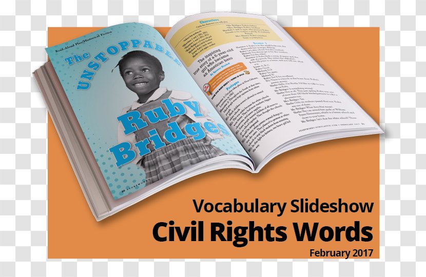 African-American Civil Rights Movement StoryWorks Author Vocabulary Word Search - Magazine - Book Transparent PNG