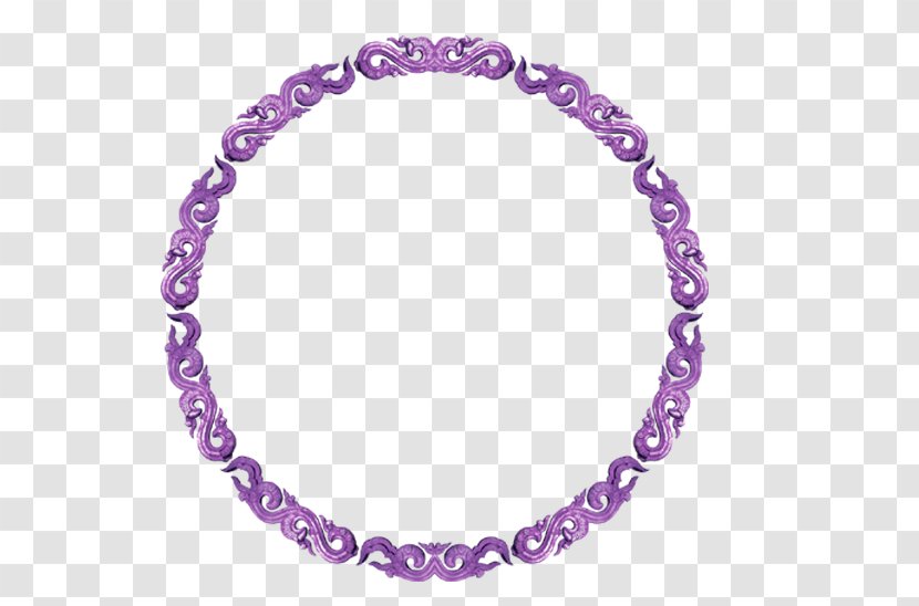 Purple Circle Violet - Computer Graphics - Simple Border Texture Transparent PNG
