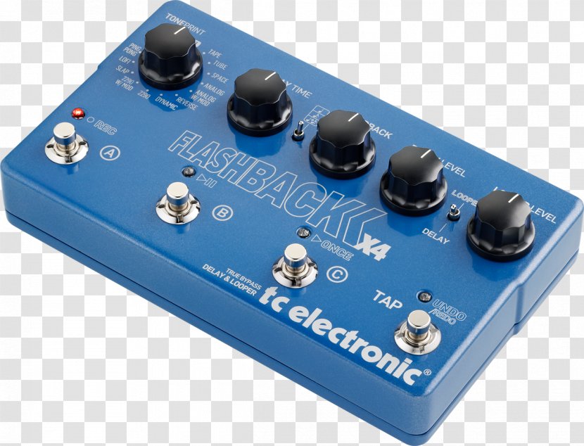 TC Electronic Ditto X4 Looper Flashback Delay Effects Processors & Pedals - Tc - Component Transparent PNG